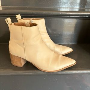 Target Cream Booties